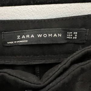 Black Zara trousers